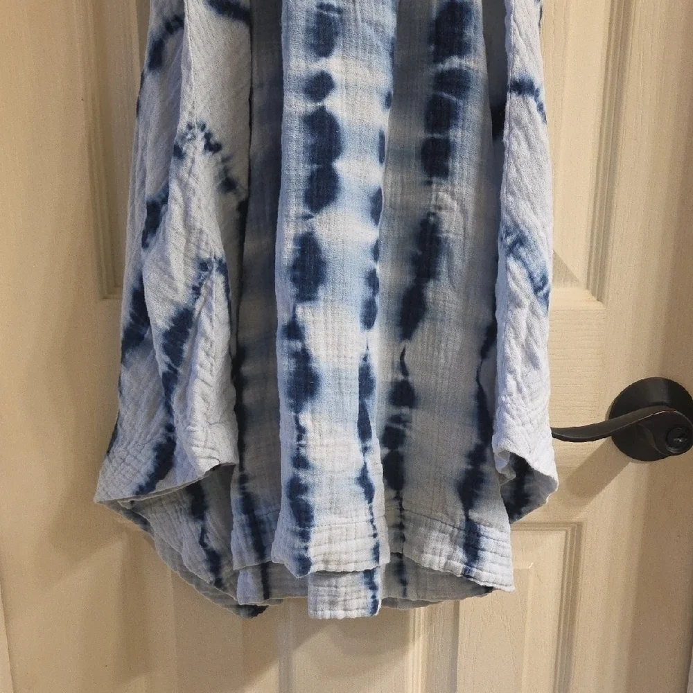 GAP Blue Tie-Dye Dress